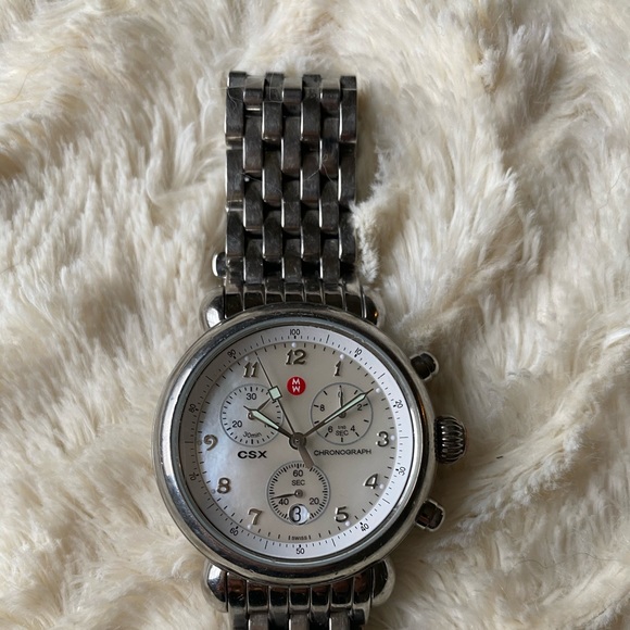 Authentic Michele mother of pearl watch main image 4
